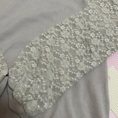 トップス　レース　長袖　ピンク♡の画像