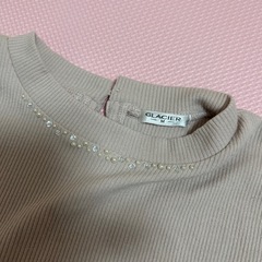 トップス　レース　長袖　ピンク♡の画像