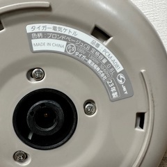タイガー　電気ケトルの画像