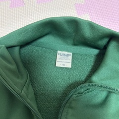 160サイズ　ジャージ　グリーンの画像