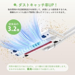 【訳あり】掃除機 コードレス 28000Pa 超強力吸引 超軽量 28分連続稼働 サイクロン スティッククリーナー Type-C充電式 2WAY 布団用ブラシ付  ハンディ ワンタッチゴミ捨ての画像