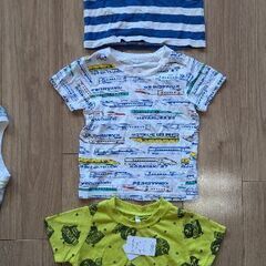 Tシャツ☆100センチ　9点　petit mine.アンパンマンetcの画像