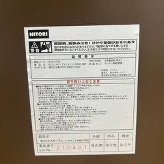 折りたたみテーブル ダークブラウンの画像