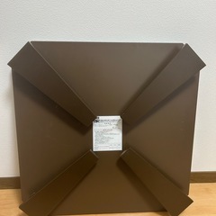 折りたたみテーブル ダークブラウンの画像
