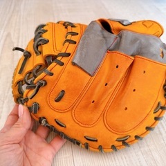 少年野球軟式　ハタケヤマキャッチャーミットの画像