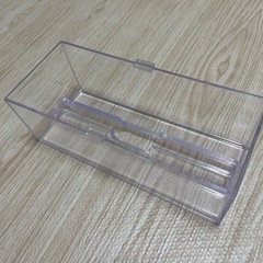 蝶プラ工業 小判用ペーパータオルケース クリアの画像