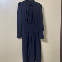 【試着のみ】オフネックウェストマークワンピースの画像
