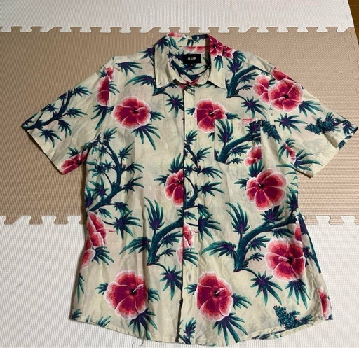 HUF フラワープリントシャツ