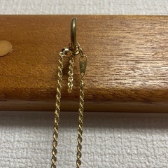 18金 ネックレス ロープチェーン チェーンのみの画像