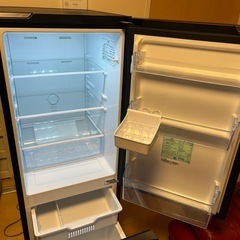 ハイセンス 冷蔵庫 162L HR-D16FB 2023年製 ブラック 2ドア 右開き 自動霜取り 一人暮らしの画像
