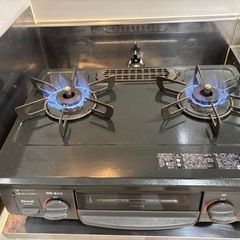 2口ガスコンロRinnai都市ガスの画像