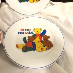 ミキハウス　皿の画像