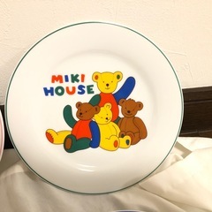 ミキハウス　皿の画像