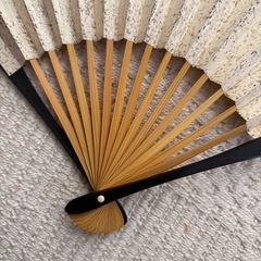 【美品】七世米一馬　扇子の画像