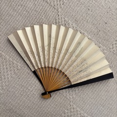 【美品】七世米一馬　扇子の画像