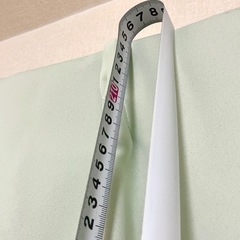 カーテン　緑　215cmの画像