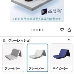 折りたたみマットレスの画像
