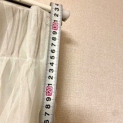 ふりふりカーテン　130×70cm 2枚の画像