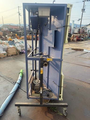 タイショー グレンコンテナ UD-11 ホース約2.8ｍ 籾コンテナ 軽トラ 回転スタンド 籾殻 運搬 穀物搬送機 中古　《徳島県引き取り限定》