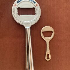 【レトログラス③】キリンレモンワイングラス・サントリービールグラス・キリンビール栓抜き・サッポロビール栓抜きの画像