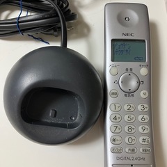FAXつき電話　子機付きの画像