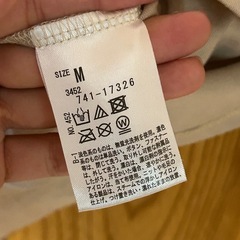 ベージュ プリーツ袖 トップスの画像