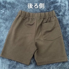 値下げ！【120サイズ】体操服　ハーフパンツ　紺色ズボンの画像