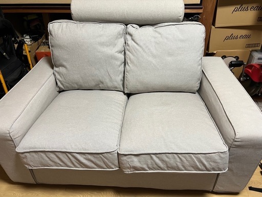 IKEA  KIVIK シーヴィク 2人掛け コンパクトソファ グレー