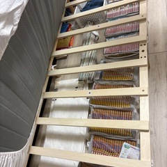 シングルベット　マットレス敷いて使えます　¥0　の画像