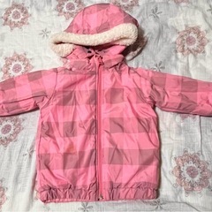 【MIKIHOUSEミキハウスうさこリバーシブルアウター80サイズ】の画像