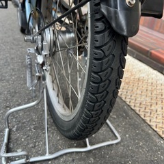 子供乗せ　3人　パナソニック　電動アシスト自転車 チャイルドシート付き シルバーの画像