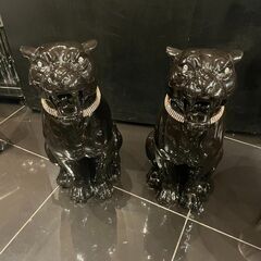 アンティーク置物各種　シャンデリア×12　置台×3　シャンパングラス掛け×3の画像