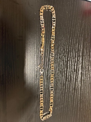 Christian Dior CDロゴ チェーン ネックレス ゴールド