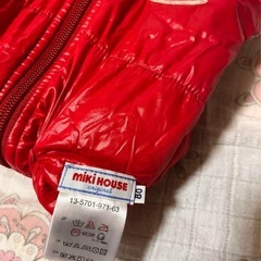 【MIKIHOUSEミキハウスリバーシブルアウター80サイズ】の画像