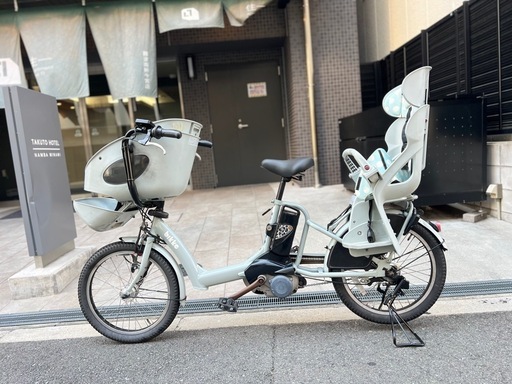 大阪府　子供乗せ　3人　パナソニック　 電動アシスト自転車 チャイルドシート付き