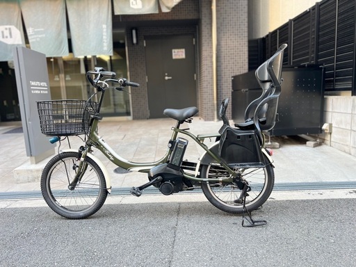 大阪府　子供乗せ　ヤマハ　電動アシスト自転車 チャイルドシート付き