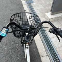 大阪府　子供乗せ　ヤマハ　電動アシスト自転車 チャイルドシート付き の画像
