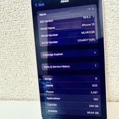 iPhone 13 ピンク 256GB SIMフリーの画像