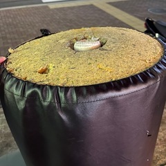 サンドバッグの上だけの画像
