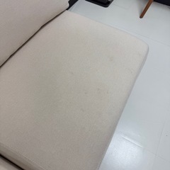 アイボリー　ソファの画像
