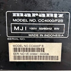 CDプレーヤー　Marantz cc4000
の画像