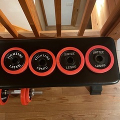 ダンベルプレート1.25kg✖️4の画像