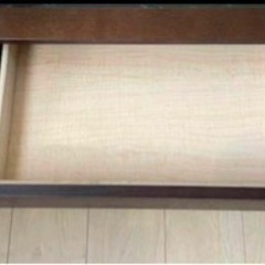 ニトリ　モダンなガラス天板センターテーブルの画像