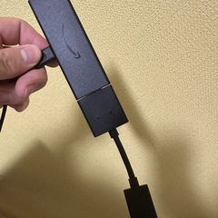 テレビHisense、テレビ台IKEA、Amazon Stickの画像