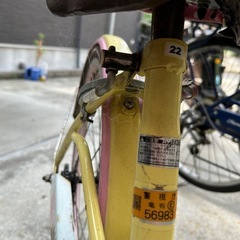 子供自転車22インチの画像
