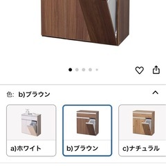 アイリスオーヤマ 収納付ゴミ箱の画像