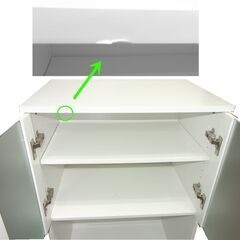 ■食器棚 レンジボード キッチンボード キャビネットの画像