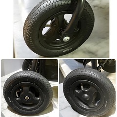 エアバギー ベビーカー レイン 防寒カバー ダウンフットマフの画像