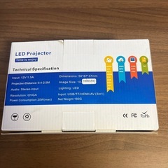 LEDミニプロジェクターの画像
