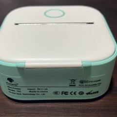 小型のサーマルプリンターの画像